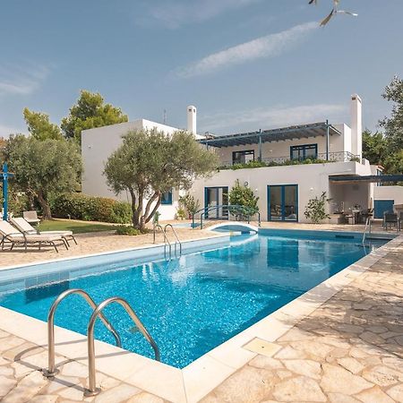 Summer Villa Pasiphae Private Pool - Bbq -Beach 2Min Kaap Soenion Buitenkant foto