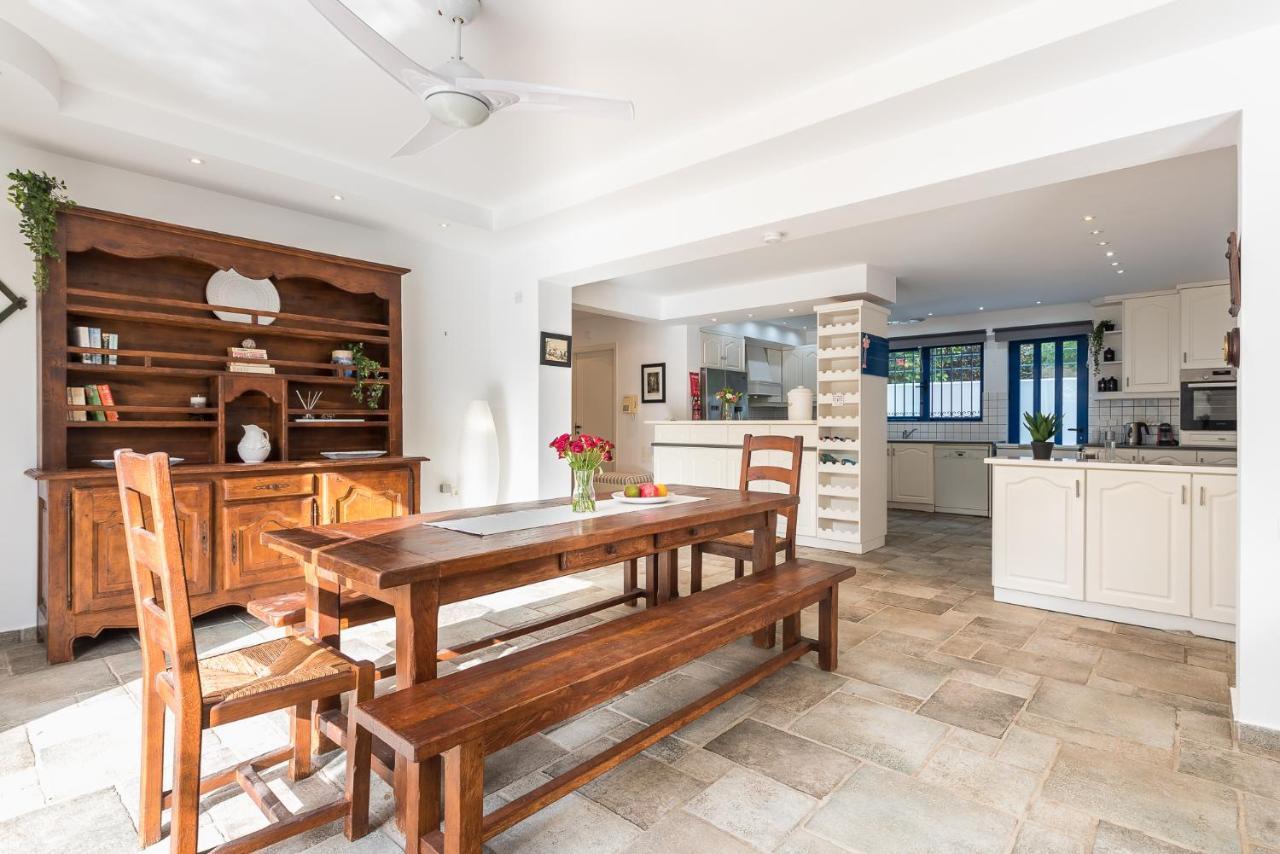 Summer Villa Pasiphae Private Pool - Bbq -Beach 2Min Kaap Soenion Buitenkant foto