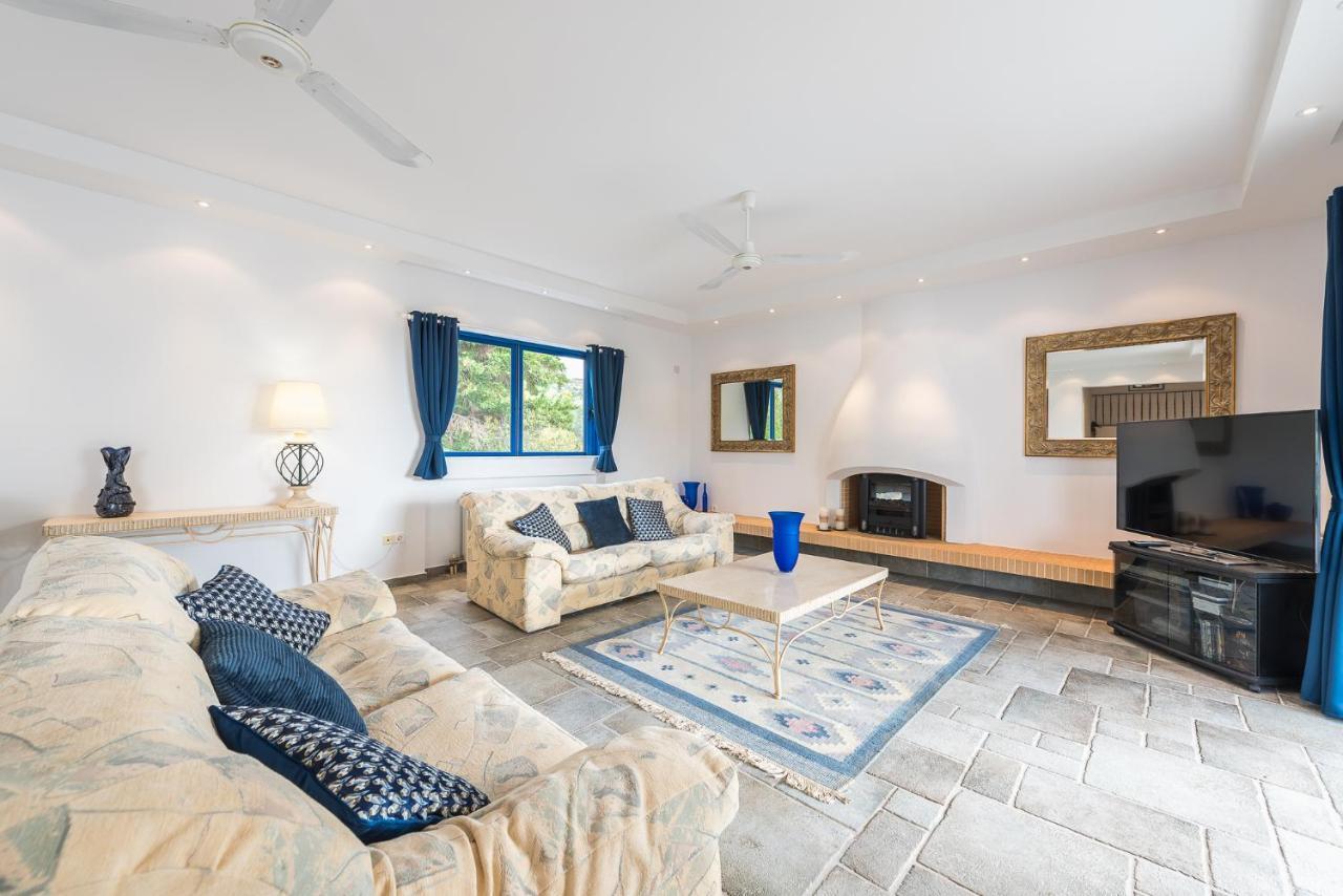 Summer Villa Pasiphae Private Pool - Bbq -Beach 2Min Kaap Soenion Buitenkant foto