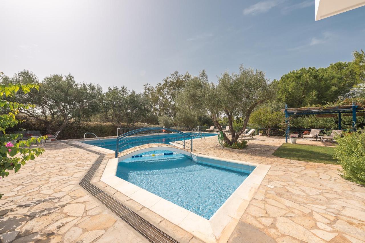 Summer Villa Pasiphae Private Pool - Bbq -Beach 2Min Kaap Soenion Buitenkant foto